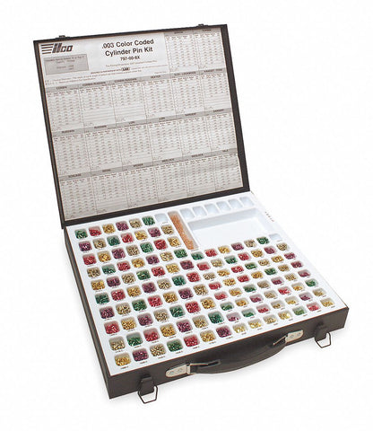 KABA ILCO 797-00-8X Color Pin Kit Commercial Color Pin Kit, Steel