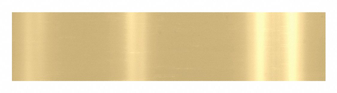 ROCKWOOD K1050 8 X 34.3 MAGNETIC Door Protection Plate, Brass, Magnetic, 8 in Height, 34 in Width
