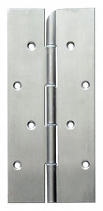 MARKAR FM3500-120 120 in x 4 1/2 in Butt Hinge with Satin Stainless Steel Finish, Mortise Mounting