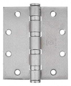 MCKINNEY T6A3786 8" X 6" BB 8 in x 3 in Butt Hinge with Dull Chrome Finish, Full Mortise Mounting, Square Corners