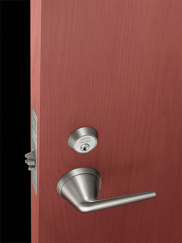 CORBIN ML2057-BLSS-630C Mortise Lockset,  Mechanical,  Keyed Different,  Dull Stainless Steel,  2 3/4 in Backset,  Mortise