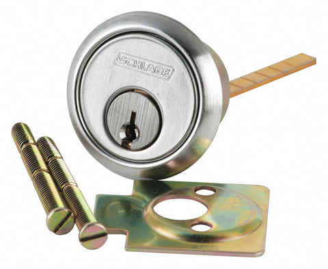 SCHLAGE 20-022C 626 Lockset Cylinder, Different, Satin Chrome