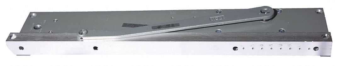 LCN 2034-STD LH AL Manual Hydraulic LCN 2030-Series Concealed Door Closer, Heavy Duty Interior and Exterior, Gray