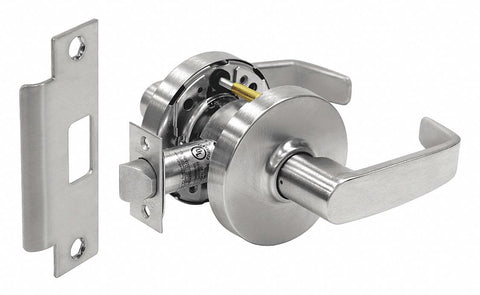 SARGENT 28-10U15 LL 26D Lever,  Mechanical,  Heavy Duty,  Satin Chrome,  2 3/4 in Backset,  Cylindrical