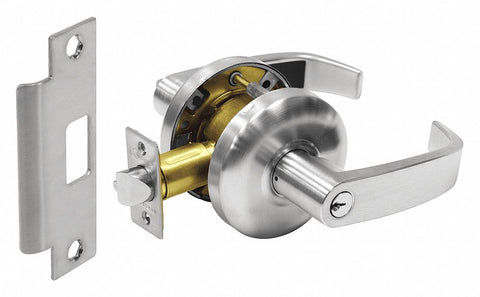SARGENT 28-65G05 KL 26D Grade2 Cyl Lever Latchset. Satin Chrome