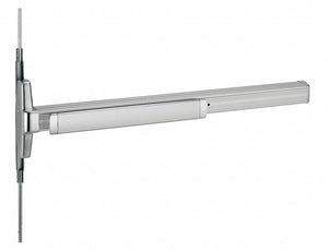VON DUPRIN 3547A-EO 3 US28 Concealed Vertical Rod Exit Device,  Exit Device,  Aluminum,  33,  36 in Door Width