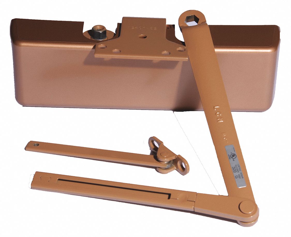 LCN 4040XP-RW/PA LTBRZ Manual Hydraulic LCN 4040-Series Door Closer, Heavy Duty Interior and Exterior, Light Bronze