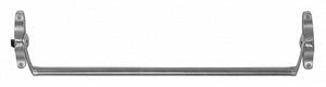 VON DUPRIN 55EO US26D Rim Exit Device Crossbar,  Exit Device,  Satin Chrome,  55,  44 in Door Width