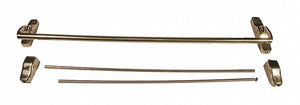 VON DUPRIN 8827EO US3 Surface Vertical Rod Crossbar,  Exit Device,  Polished Brass,  88,  44 in Door Width