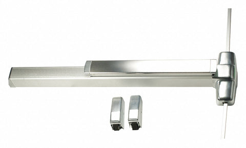 VON DUPRIN 9827TL-F 4 26D Surface Vertical Rod,  Exit Device,  Satin Chrome,  98,  48 in Door Width