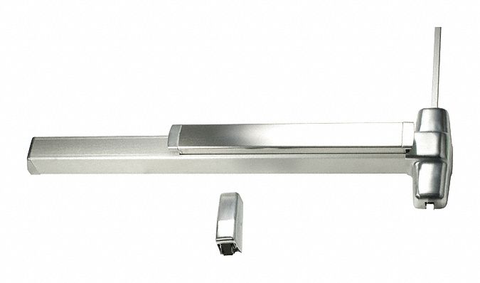VON DUPRIN 9827EO-F 3 26D LBR Surface Vertical Rod,  Exit Device,  Satin Chrome,  98,  36 in Door Width