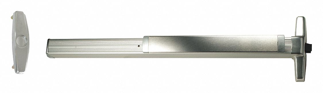 VON DUPRIN 33A-NL-OP 3 US28 Rim,  Exit Device,  Satin Aluminum,  33A,  36 in Door Width
