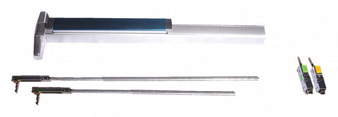 VON DUPRIN EL3547A-EO 4 US26D EL Narrow Conceal Vert. Rod Device,  Exit Device,  Satin Chrome,  35,  48 in Door Width