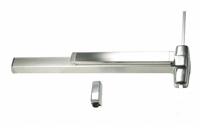 VON DUPRIN EL9827EO-F 4 26D LBR EL Surf. Vert. Rod Rim Device,  Exit Device,  Satin Chrome,  98,  48 in Door Width