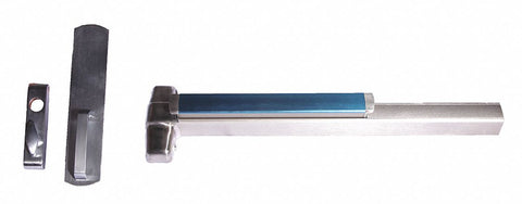 VON DUPRIN EL9847TL 3 32D EL Concealed Vert. Rod Device,  Exit Device,  Stainless Steel,  98,  36 in Door Width