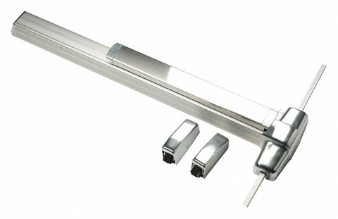 VON DUPRIN EL9927EO-F 3 26D Surface Vertical Rod,  Exit Only Exit Device,  Satin Chrome,  99,  36 in Door Width