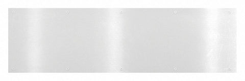 ROCKWOOD K1050 12X34.32D316 Door Protection Plate, Stainless Steel, Kick/Stretcher, 12 in Height, 34 in Width