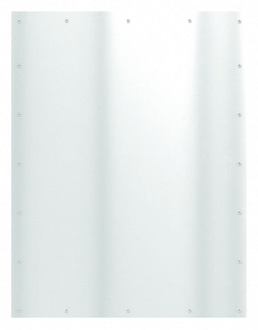 ROCKWOOD K1050 28X42.28 Door Protection Plate, Aluminum, Armor, 42 in Height, 28 in Width