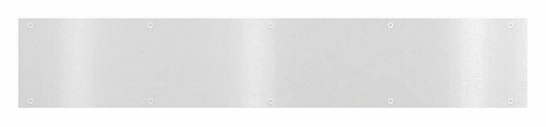 IVES 8400 US32D 6X34 B-CS Door Protection Plate, Stainless Steel, Armor, 6 in Height, 34 in Width