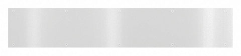 IVES 8400 US32D 6X34 B-CS Door Protection Plate, Stainless Steel, Armor, 6 in Height, 34 in Width