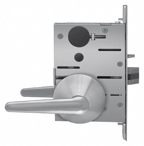 BEST SPSLMLON16F630RHR Mortise Lockset,  Mechanical,  Not Keyed,  Satin Stainless Steel,  2 3/4 in Backset,  Mortise