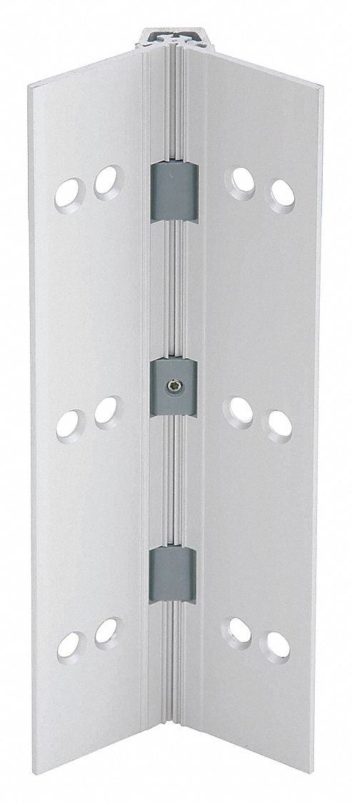 IVES 112HD 83IN US28 180 ° Continuous Hinge With Holes, Door Leaf: 83 in x 1 9/16 in W