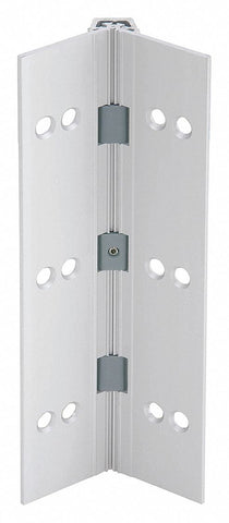 IVES 112HD 83IN US28 180 ° Continuous Hinge With Holes, Door Leaf: 83 in x 1 9/16 in W