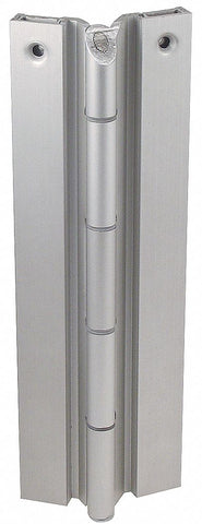 MARKAR FS101-002-628-HT-MP-LH 180 ° Continuous Hinge With Holes, Aluminum, Door Leaf: 96 in x 1 3/4 in W