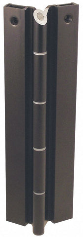 MARKAR FS101-002-313-HT-MP-LH 180 ° Continuous Hinge With Holes, Dark Bronze, Door Leaf: 96 in x 1 3/4 in W