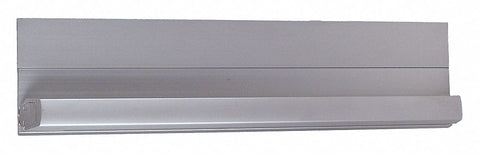 PEMKO CFS95-HT-LH 180 ° Continuous Hinge With Holes, Mill Aluminum, Door Leaf: 95 in x 1 3/8 in W