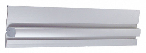 PEMKO CFS95CP-HD1-HT-LH 180 ° Continuous Hinge With Holes, Mill Aluminum, Door Leaf: 95 in x 2 in W