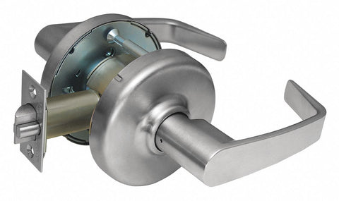 CORBIN CL3370 NZD 626 Lever,  Mechanical,  Extra Heavy Duty,  Satin Chrome,  2 3/4 in Backset,  Cylindrical