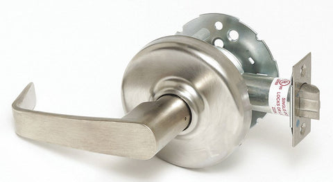 CORBIN CL3390 NZD 626 Lever,  Mechanical,  Extra Heavy Duty,  Satin Chrome,  2 3/4 in Backset,  Cylindrical