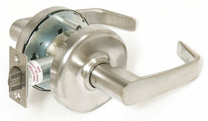 CORBIN CL3320TO NZD 626 Lever,  Mechanical,  Extra Heavy Duty,  Not Keyed,  Satin Chrome,  2 3/4 in Backset,  Cylindrical