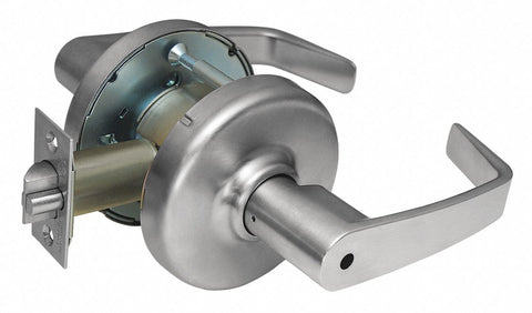 CORBIN CL3340 NZD 626 Lever,  Mechanical,  Extra Heavy Duty,  Satin Chrome,  2 3/4 in Backset,  Cylindrical