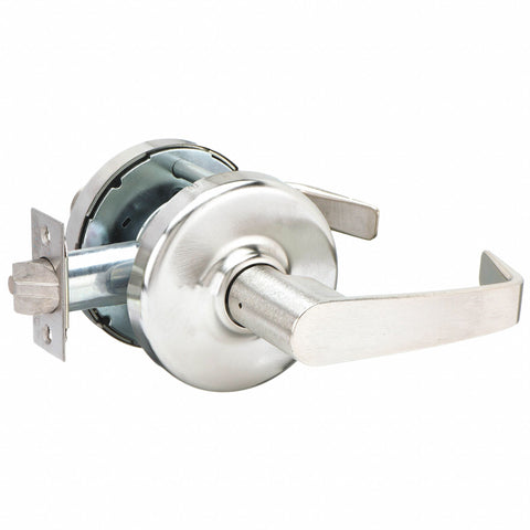 CORBIN CL3357 NZD 626 CL6 Lever,  Mechanical,  Extra Heavy Duty,  Satin Chrome,  2 3/4 in Backset,  Cylindrical