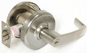 CORBIN CL3381 NZD 626 Lever,  Mechanical,  Extra Heavy Duty,  Keyed Different,  Satin Chrome,  2 3/4 in Backset