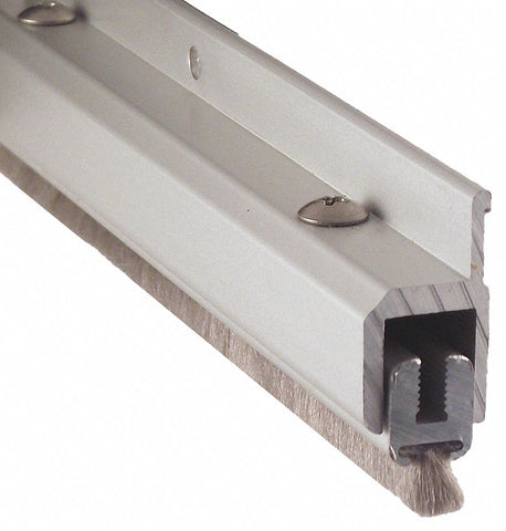 PEMKO GG351C/CP96 Double Door Weatherstrip, 8 ft Overall Length, Pile Insert Type, 3/8 in Max. Door Gap