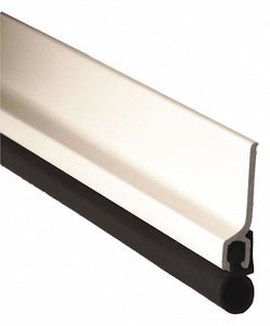 PEMKO GG303CS36 Double Door Weatherstrip, 3 ft Overall Length, Hollow Bulb Insert Type, Silicon Insert Material