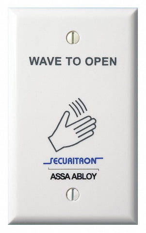 SECURITRON WSS-W1 4 1/2 in Plastic Wave Sensor Switch; For Use With Locks Requiring Request to Exit
