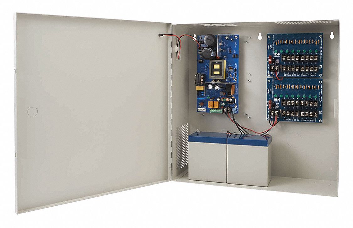 SECURITRON AQD-6 Steel Power Supply with Beige Powder Coated Finish