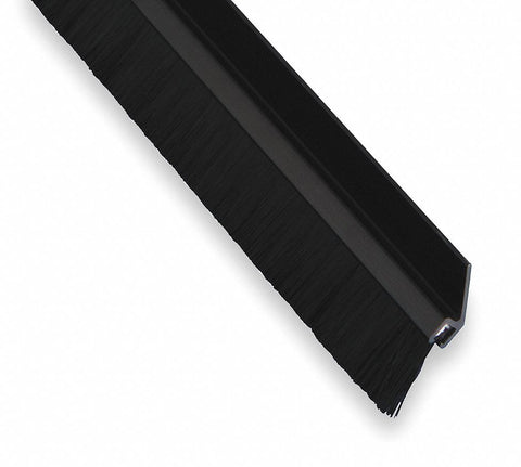 PEMKO GG45061CNB96 Door Frame Weatherstrip, 8 ft Overall Length, Brush Insert Type, Nylon Insert Material