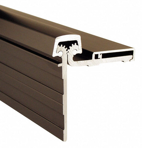 PEMKO DHS83HD1 180 ° Continuous Hinge With Holes, Dark Bronze, Door Leaf: 2 9/16 in x 1 7/8 in W