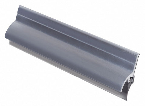 Door Sweep, Mill Aluminum, 48" Length, 1-1/2" Flange Height, 3/4" Insert Size