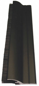 PEMKO 3452DNB72 Door Sweep, Dark Bronze Aluminum, 72 in Length, 1 1/4 in Flange Height, 5/8 in Insert Size