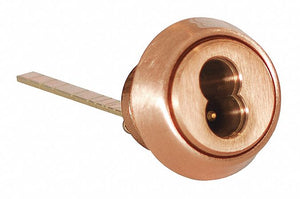 BEST 12E72S2RP3612 Rim Cylinder, Satin Bronze