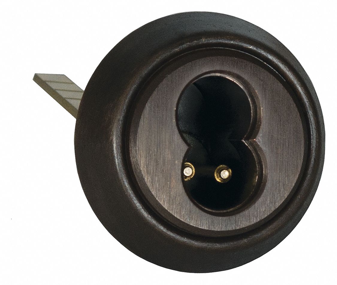 BEST 12E72S2RP613 Rim Cylinder, Oil Rubbed Bronze