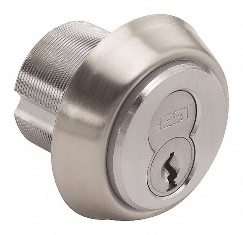 BEST 1E74C191RP3626 Mortise Cylinder, Satin Chrome Finish