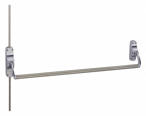 VON DUPRIN 8827EO-F-US26D Surface Vertical Rod,  Exit Device,  Satin Chrome,  88,  48 in Door Width