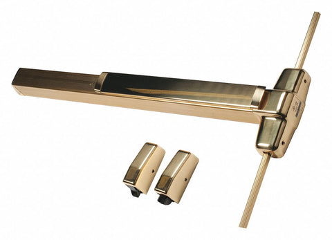 VON DUPRIN 9927EO 4 US3 Surface Vertical Rod,  Exit Device,  Satin Brass,  99,  48 in Door Width